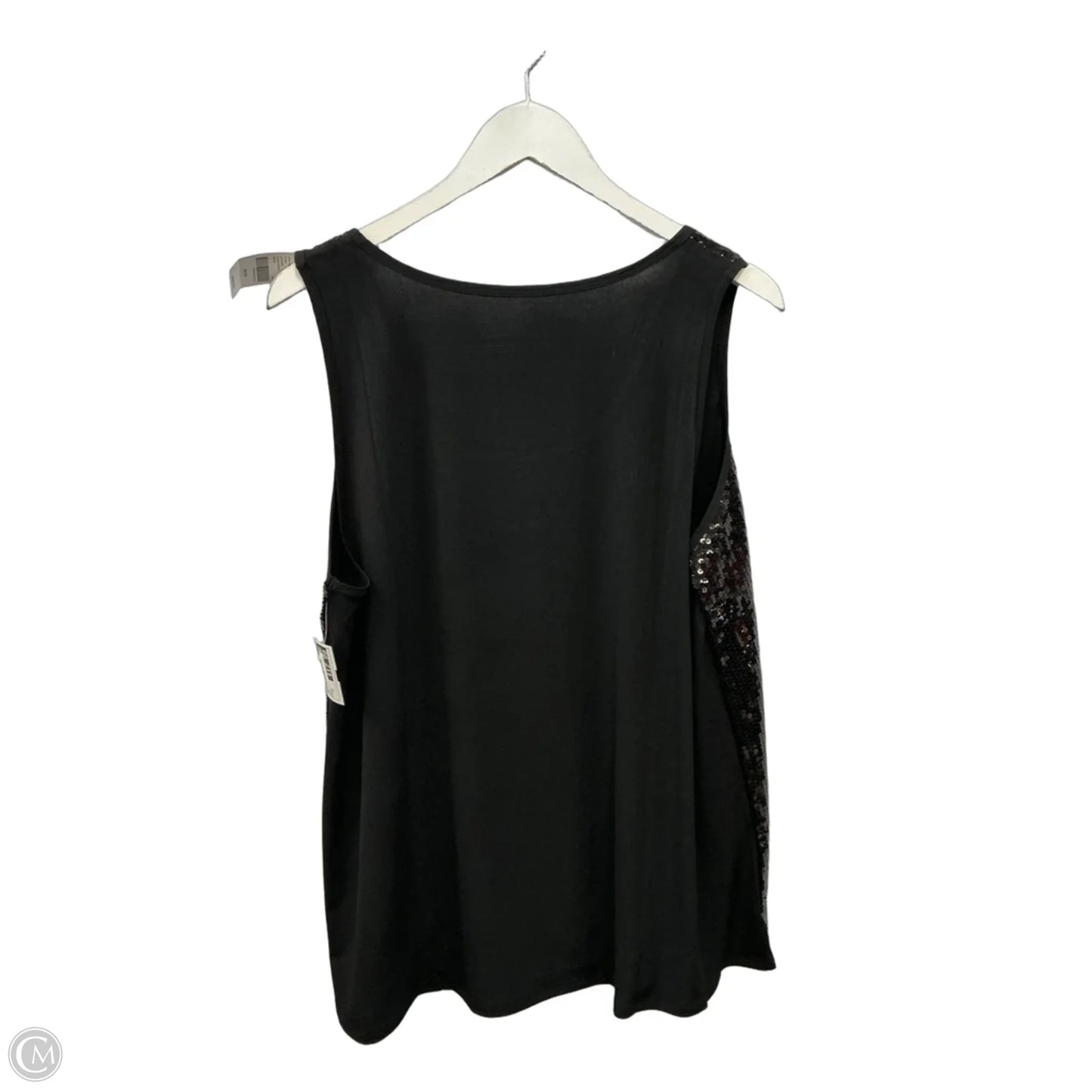 Top Sleeveless By Lane Bryant In Black, Size: 2x