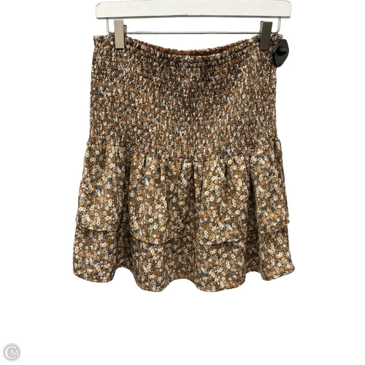 Skirt Mini & Short By Wishlist In Brown, Size: 12
