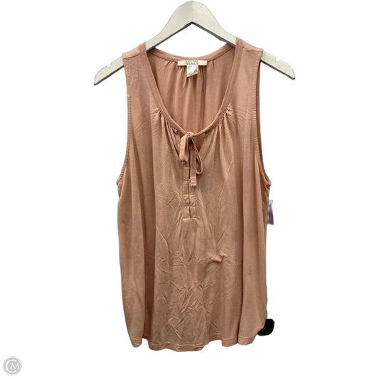 Top Sleeveless By Venus In Pink, Size: L