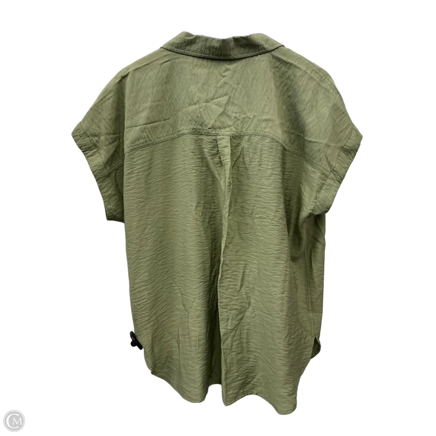Top Short Sleeve By Ophelia Roe In Green, Size: Xl
