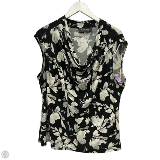 Top Sleeveless By Evan-picone In Black, Size: Xl