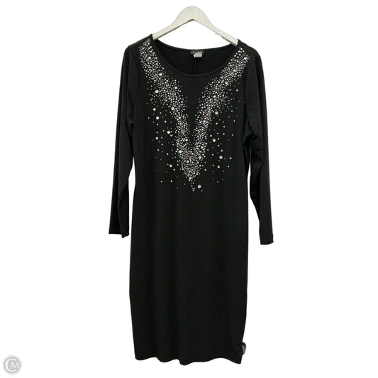 Dress Party Midi By Venus In Black, Size: Xl