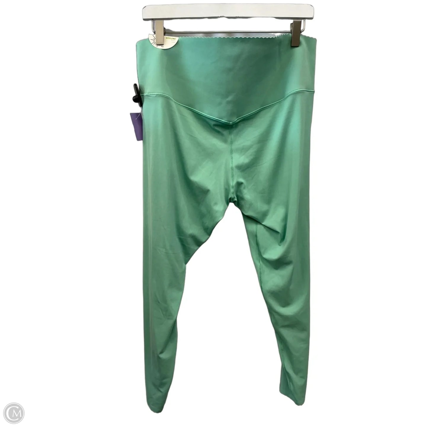 Athletic Leggings By Offline In Green, Size: Xxl