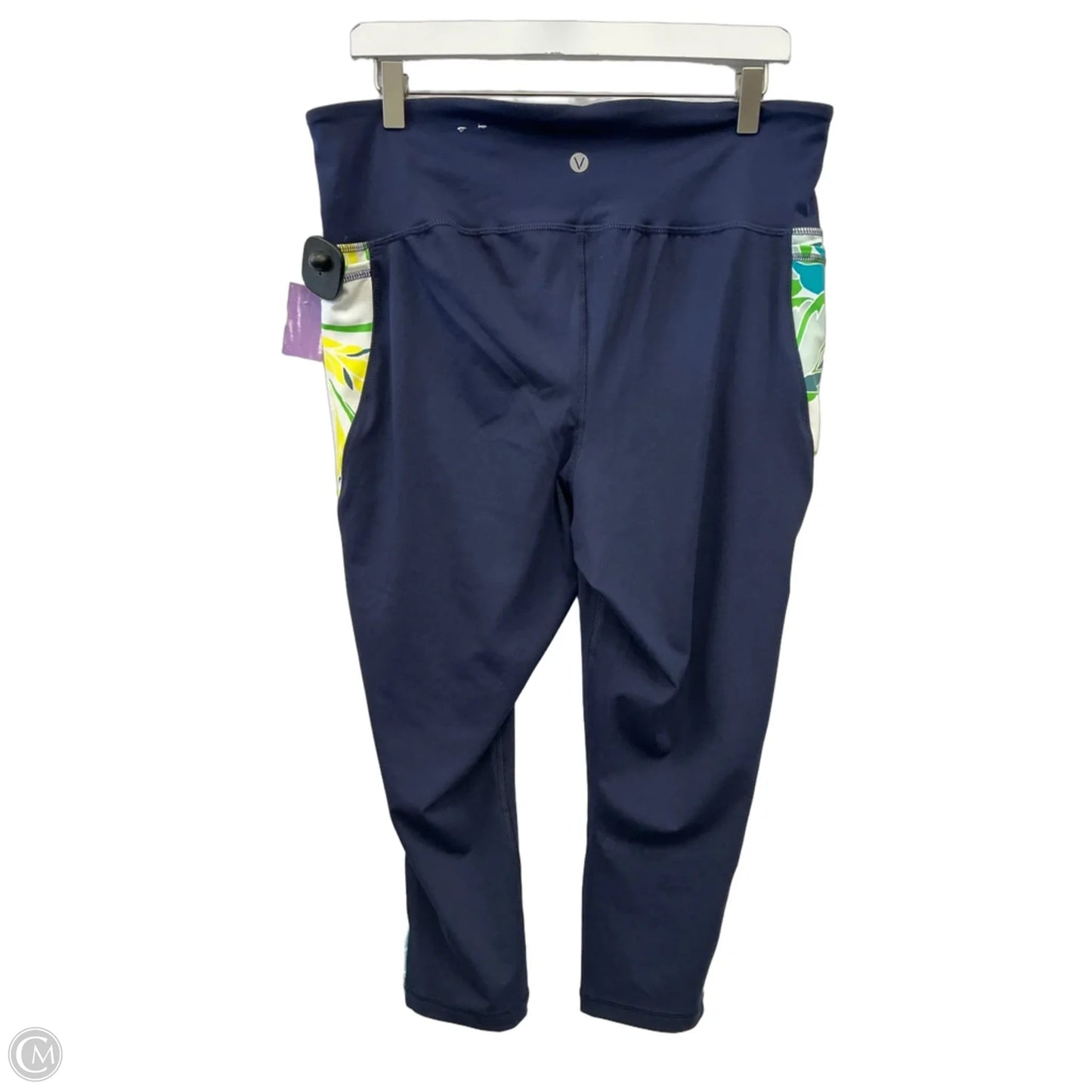 Athletic Leggings Capris By Livi Active In Navy, Size: 1x