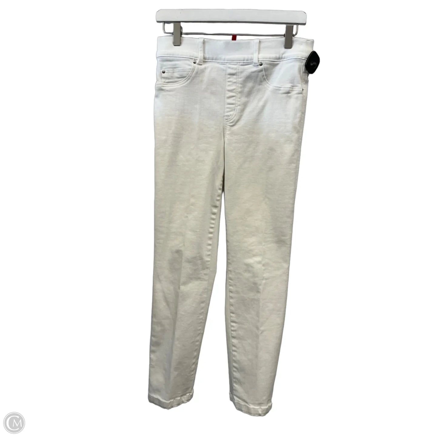 Jeans Straight By Spanx In White, Size: M
