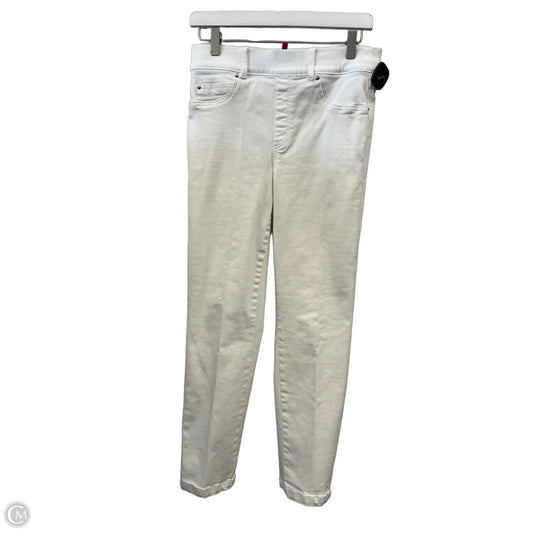 Jeans Straight By Spanx In White, Size: M