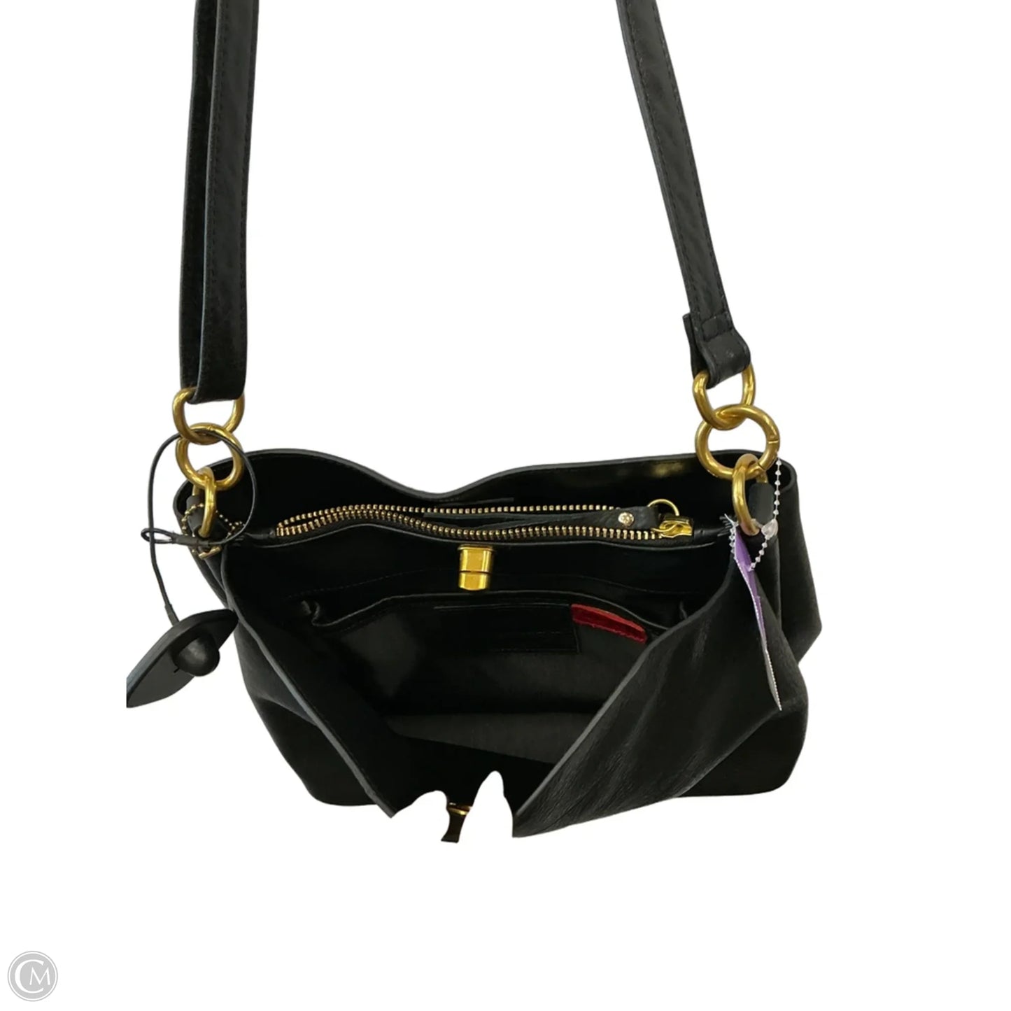 Handbag Leather By Cma, Size: Small