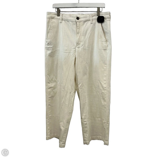 Pants Wide Leg By Ella Moss In White, Size: 10