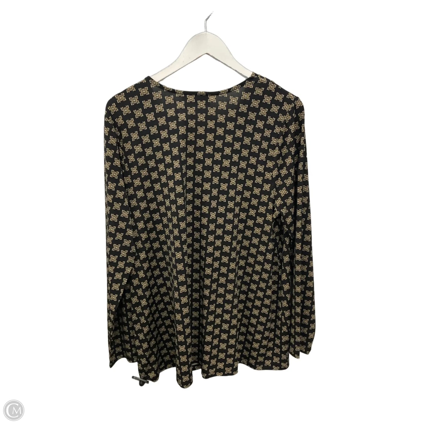 Top Long Sleeve By Lane Bryant In Black, Size: Xl