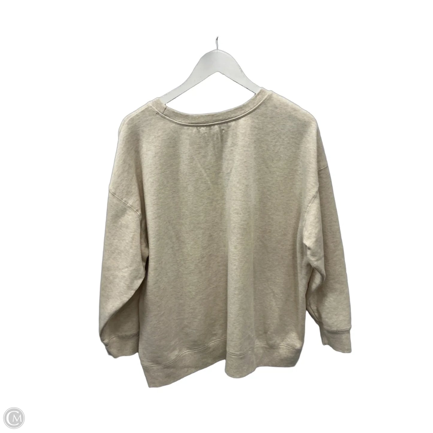Sweatshirt Crewneck By Maurices In Beige, Size: 2x