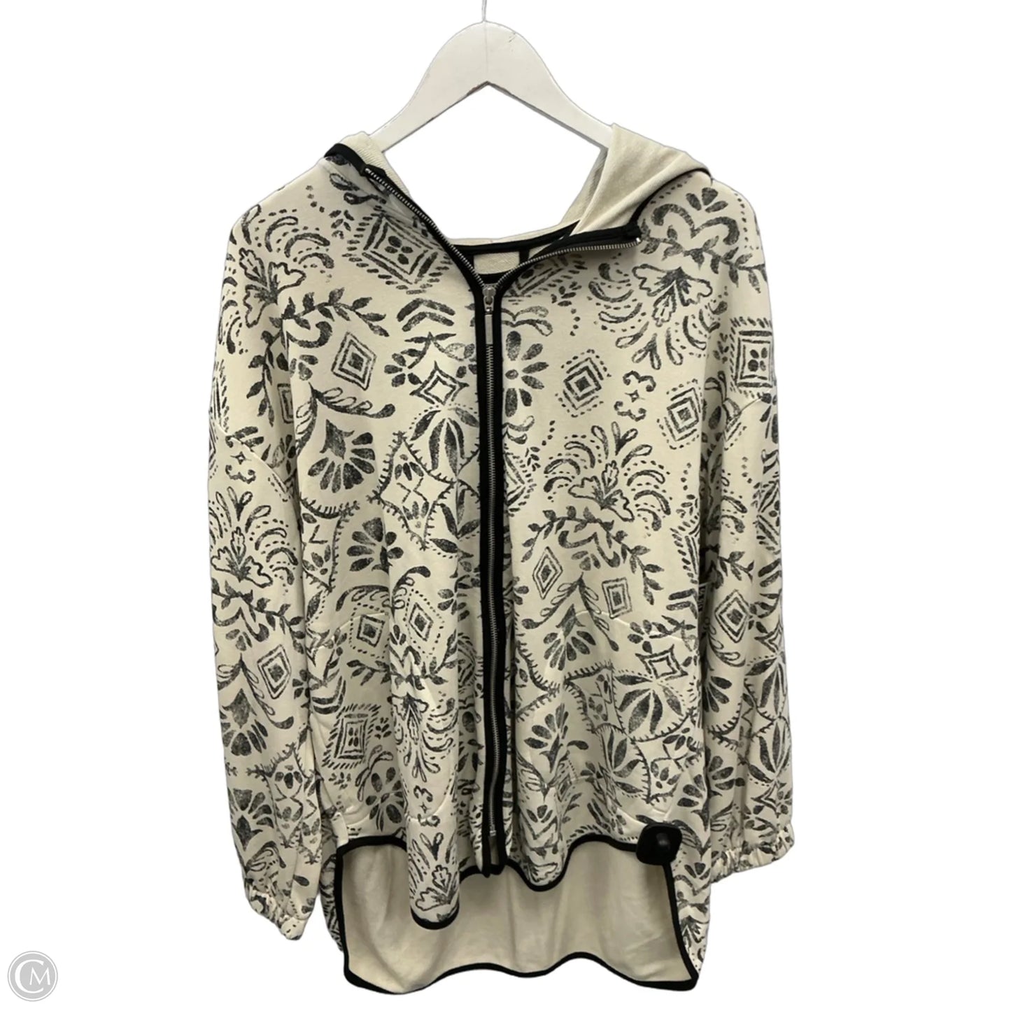 Sweatshirt Hoodie By Livi Active In Cream, Size: Xl