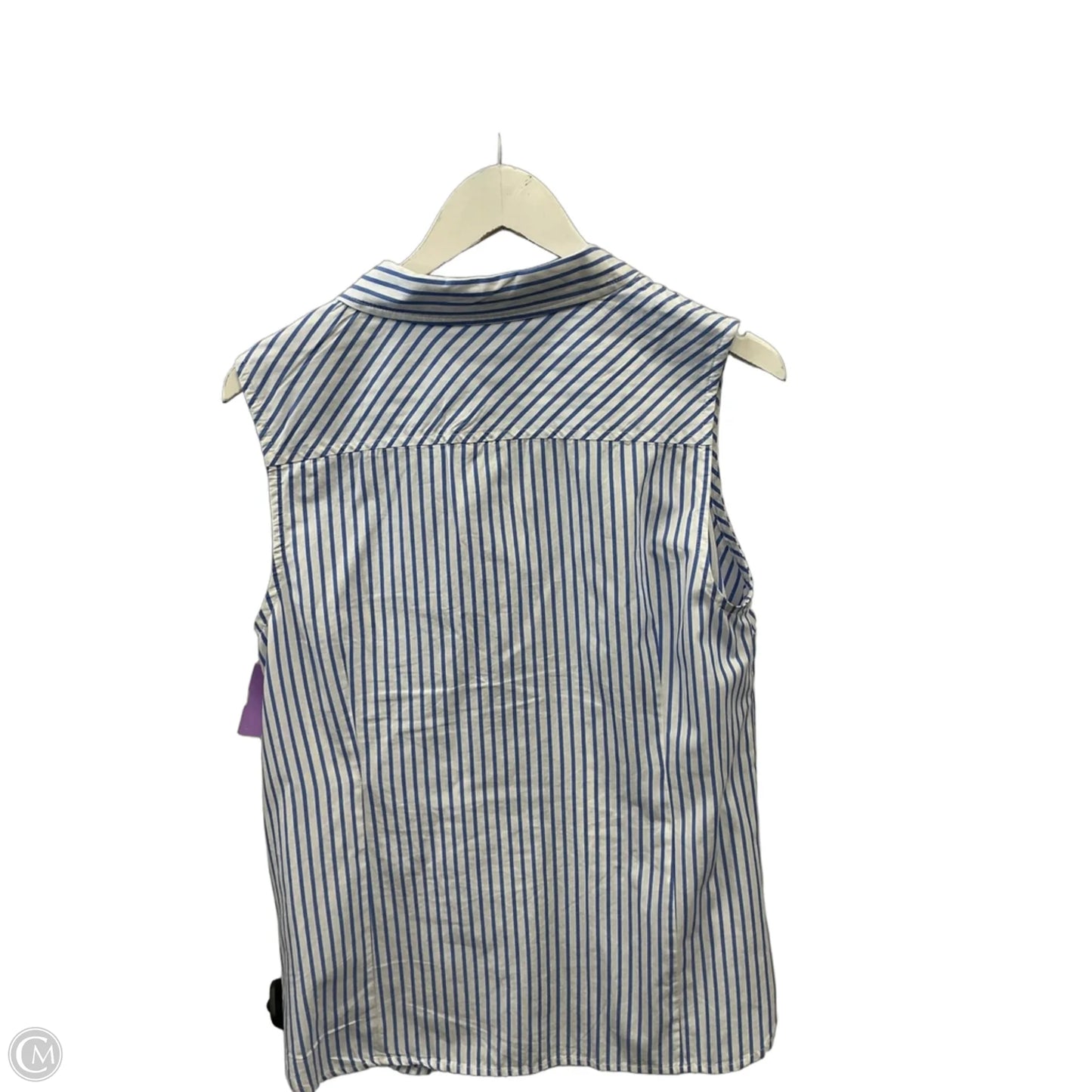 Top Sleeveless By Tommy Hilfiger In Blue, Size: L