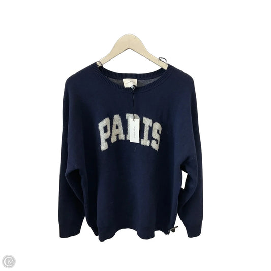 Sweater By Pink Rose In Navy, Size: Xl