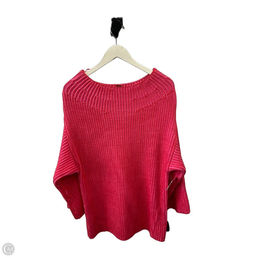 Sweater  By Free People In Pink & Red, Size: Xs