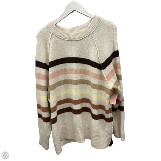 Sweater By Aerie In Striped Pattern, Size: M