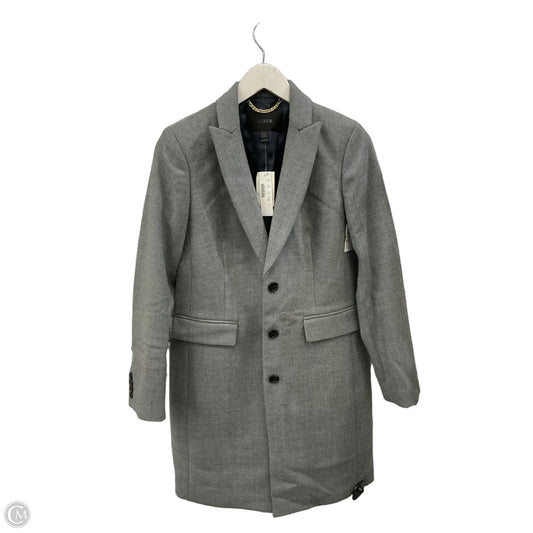 Coat Peacoat By J. Crew In Grey, Size: Xs