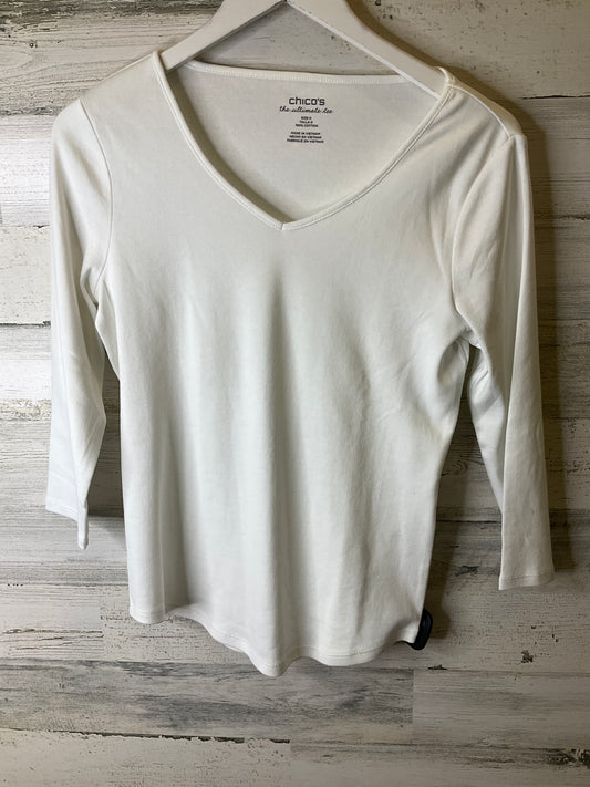 Top 3/4 Sleeve Basic By Chicos  Size: S