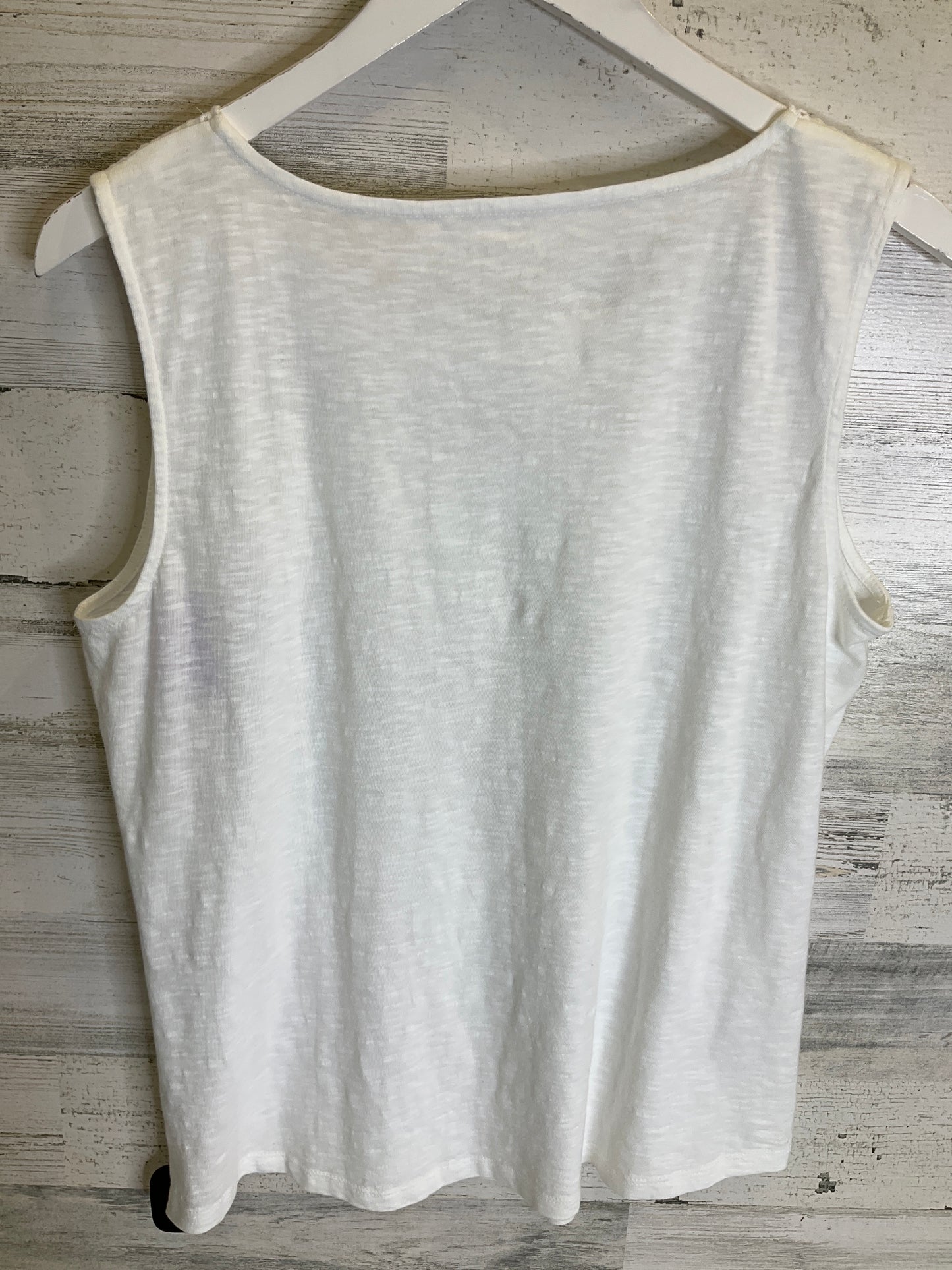 White Top Sleeveless Talbots, Size M