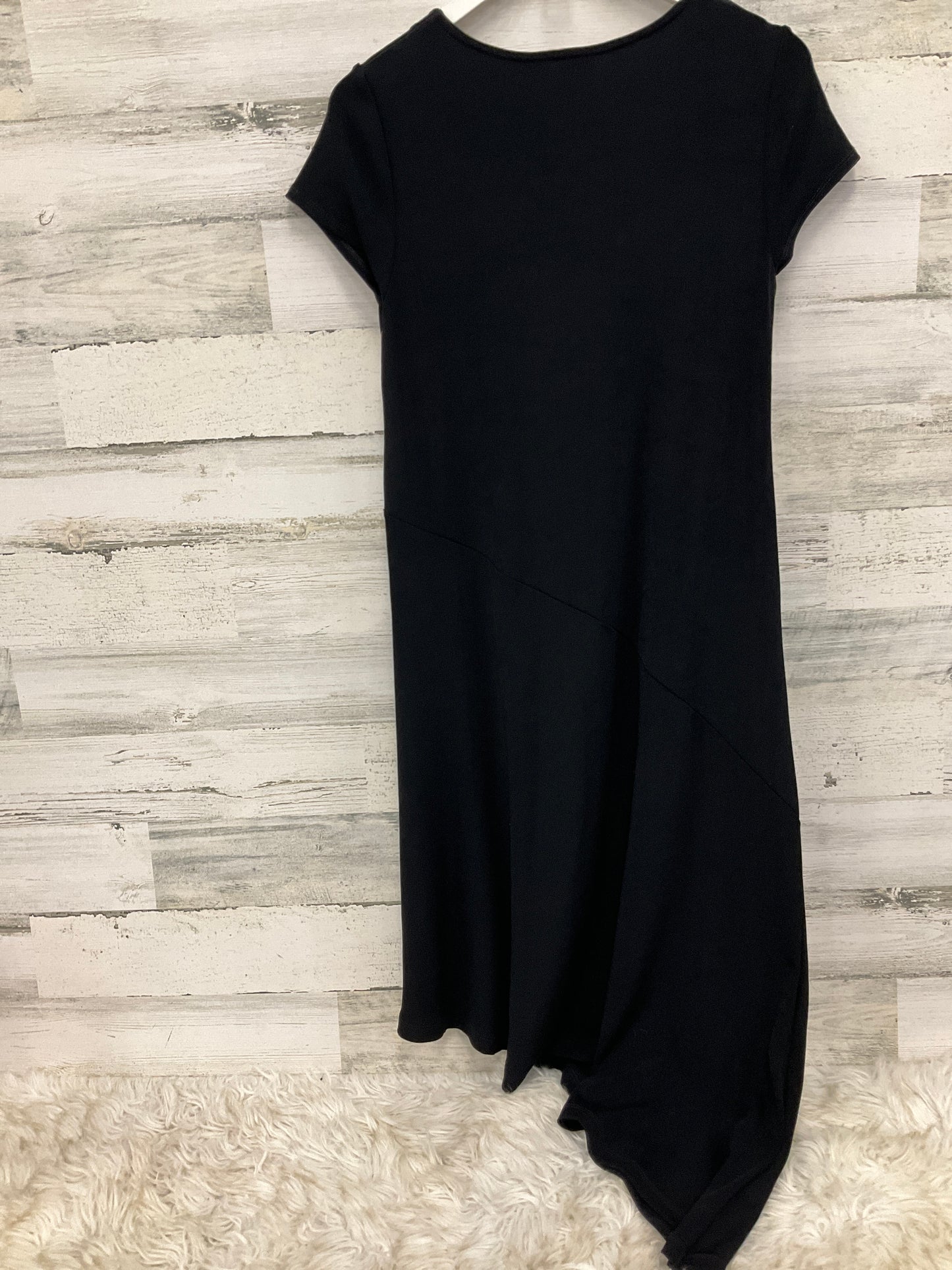 Dress Casual Midi By Chicos In Black, Size: S