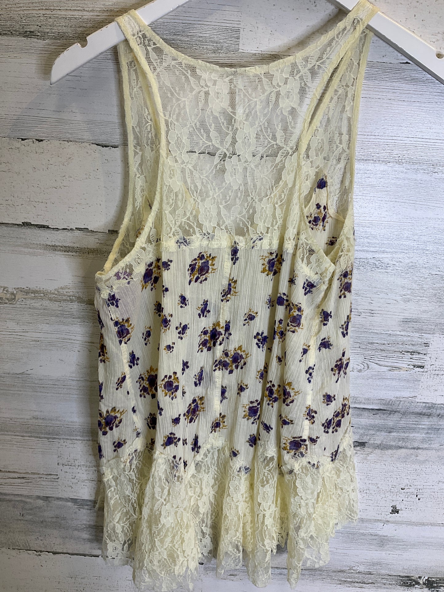 Cream Top Sleeveless Free People, Size S