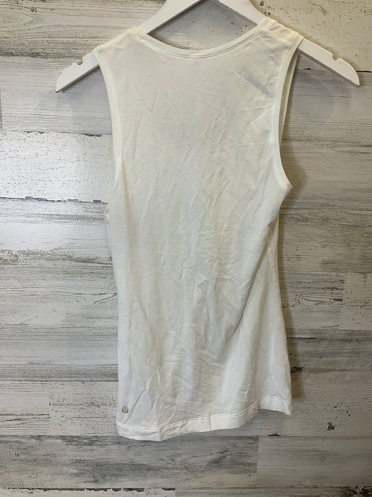 White Athletic Tank Top Lululemon, Size 4