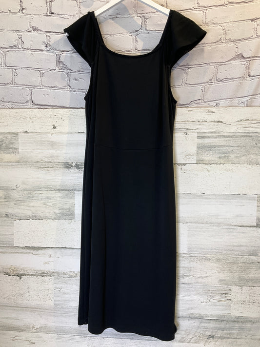 Black Dress Casual Midi Old Navy, Size M