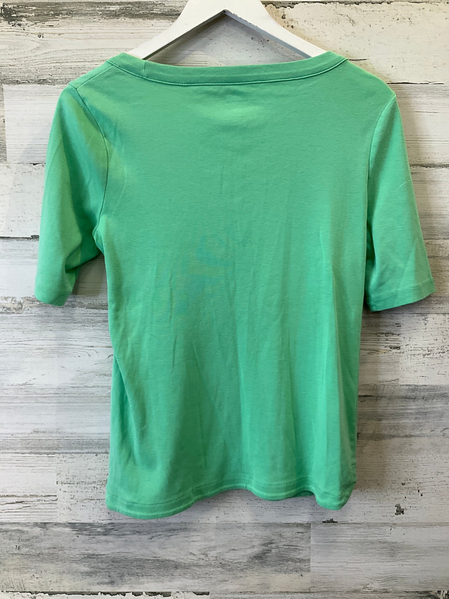 Green Top Short Sleeve Basic Talbots, Size S