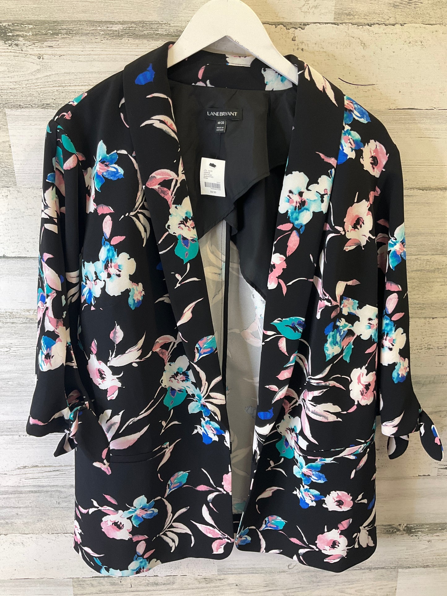 Black & Pink Blazer Lane Bryant, Size 1x