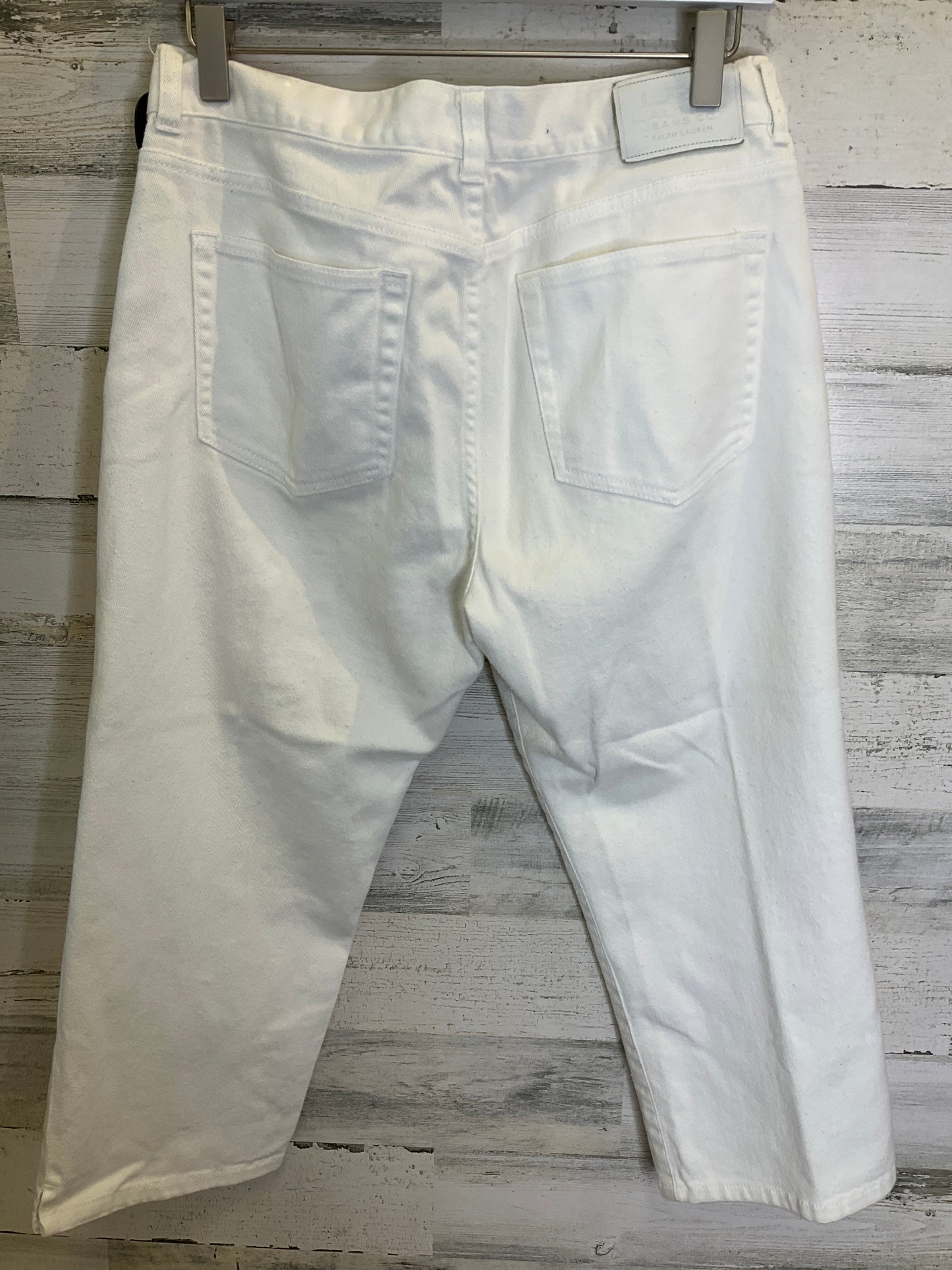 White Capris Lauren By Ralph Lauren, Size 8