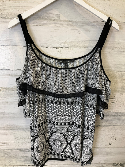 Black & White Top Sleeveless White House Black Market, Size Xs