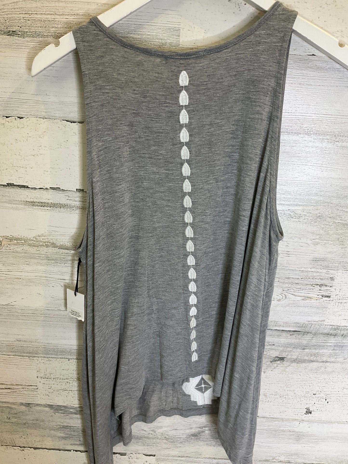 Grey Top Sleeveless Dex, Size L