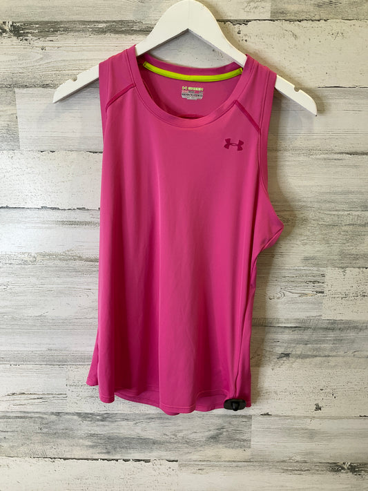 Athletic Tank Top By Under Armour In Pink, Size: M