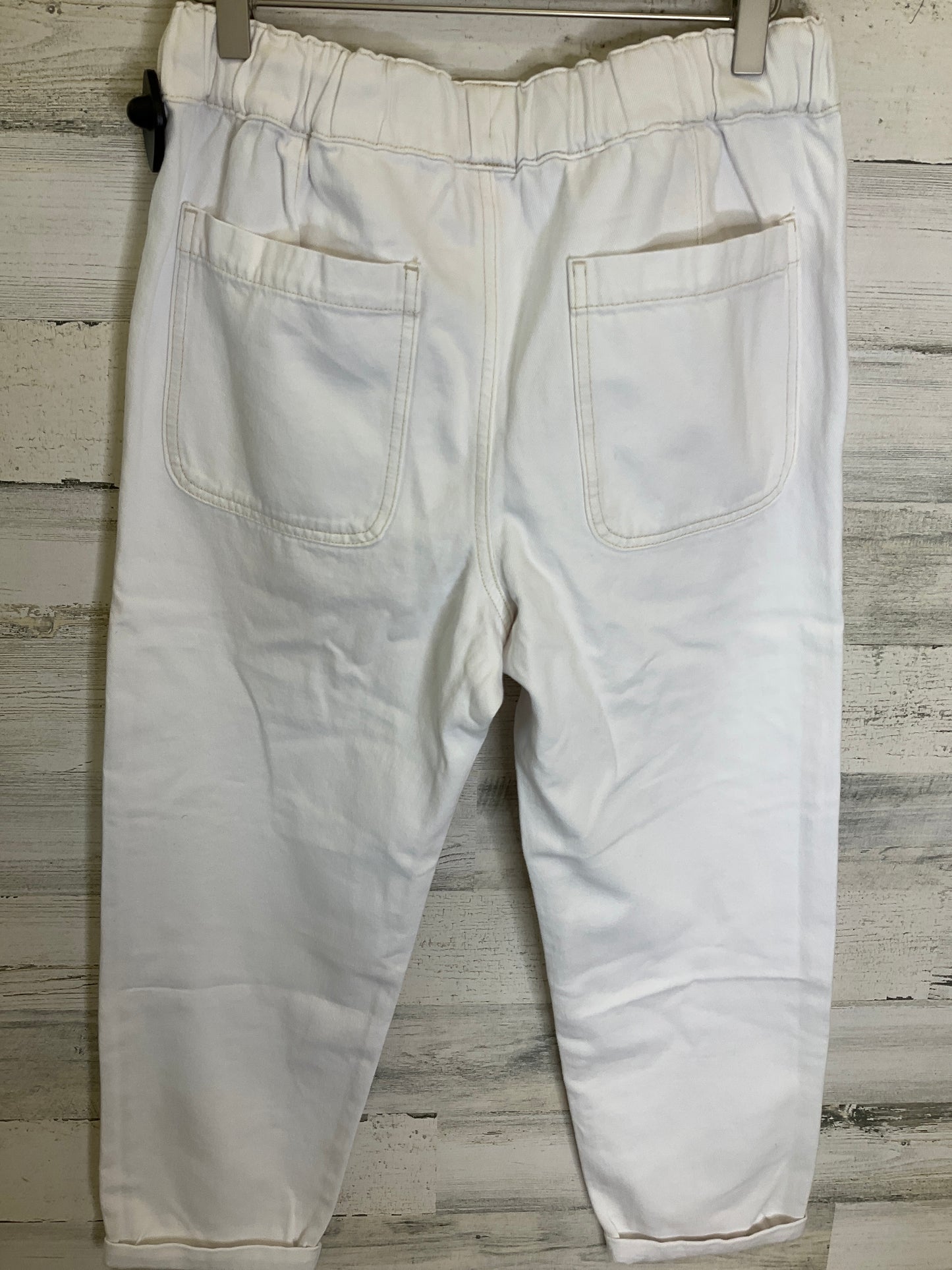 White Denim Jeans Cropped J. Crew, Size 4