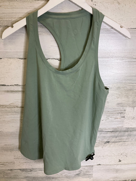 Green Athletic Tank Top Lululemon, Size S