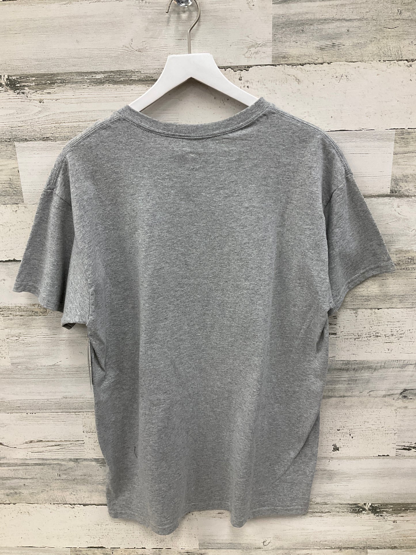 Top Short Sleeve By Disney Store In Grey, Size: L