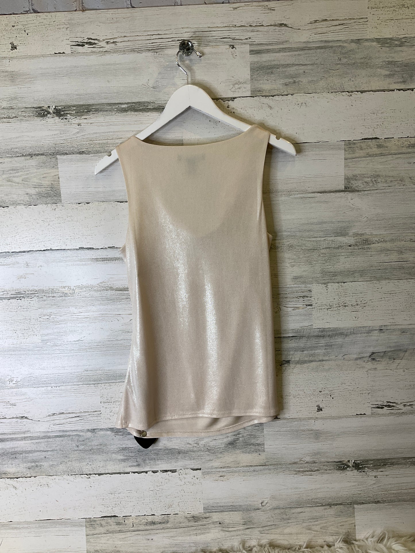 Top Sleeveless By White House Black Market In Cream, Size: M