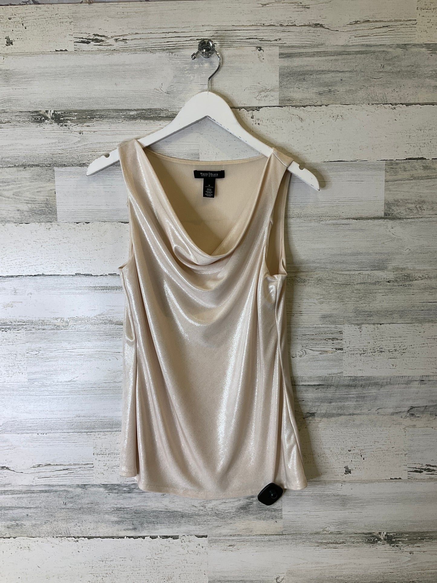 Top Sleeveless By White House Black Market In Cream, Size: M