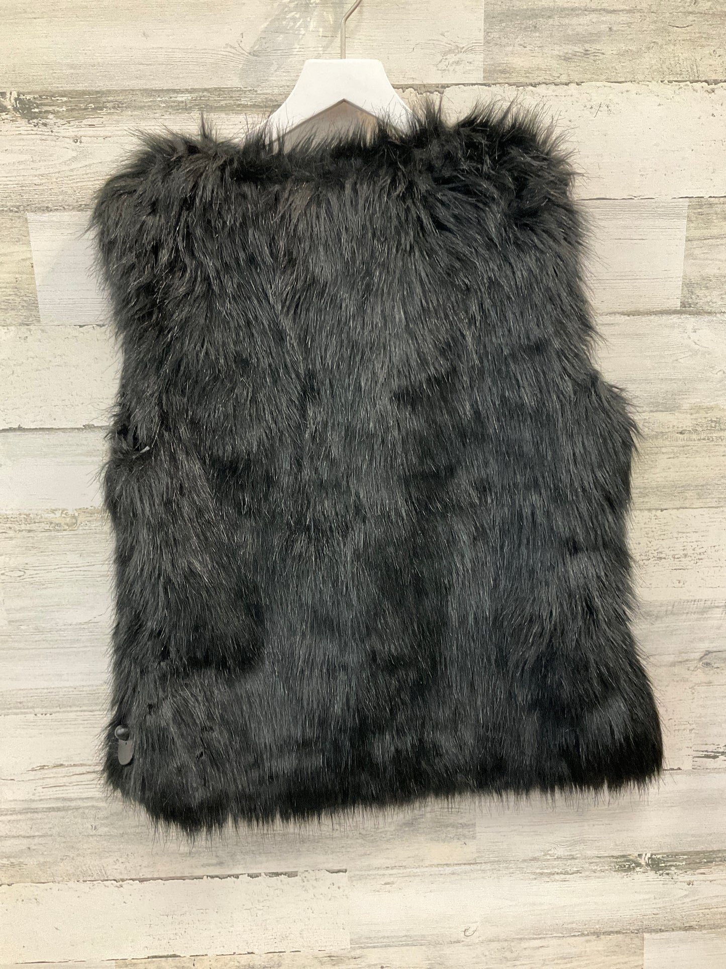 Vest Faux Fur & Sherpa By Boohoo Boutique In Black, Size: L