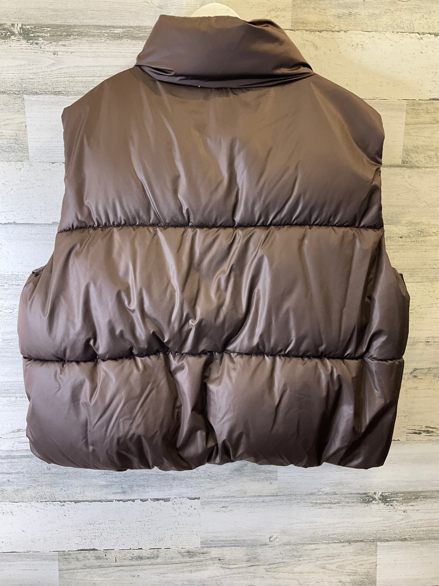 Vest Puffer & Quilted By Old Navy In Brown, Size: Xxl