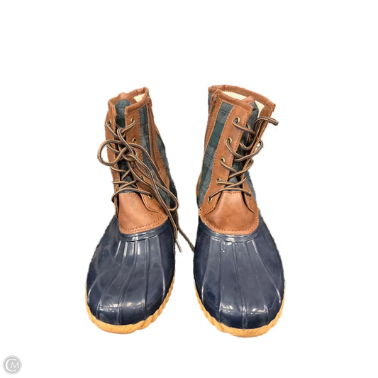 Boots Ankle Flats By Sporto In Navy, Size: 10