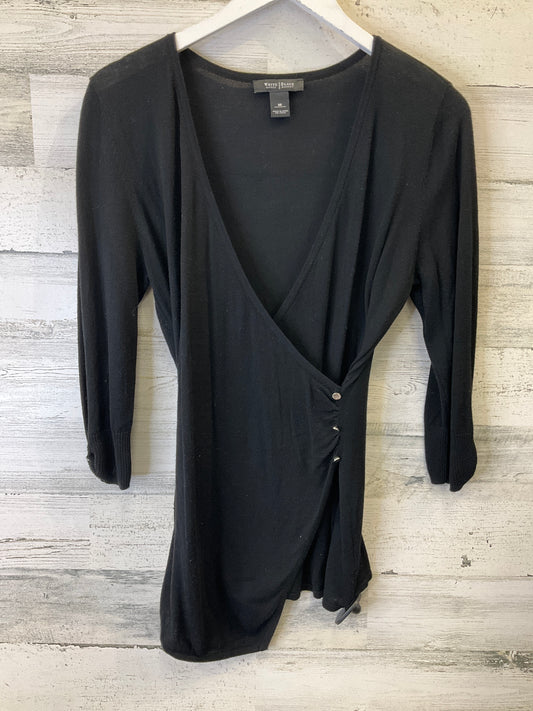 Top Long Sleeve By White House Black Market In Black, Size: M