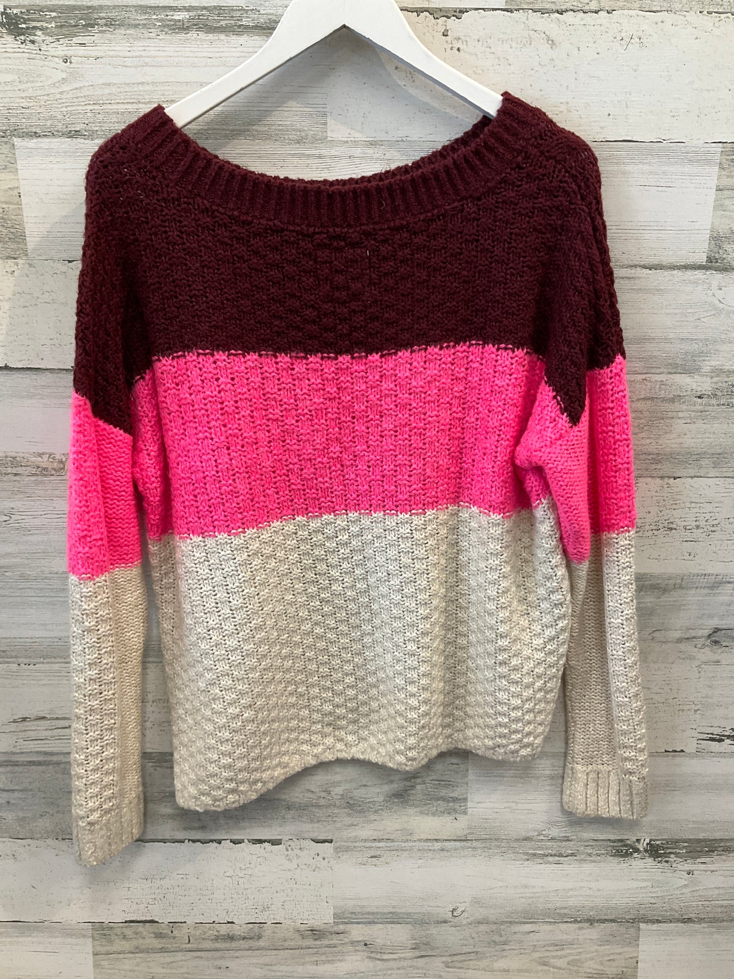 Sweater By Hollister In Red, Size: L