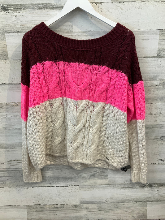 Sweater By Hollister In Red, Size: L