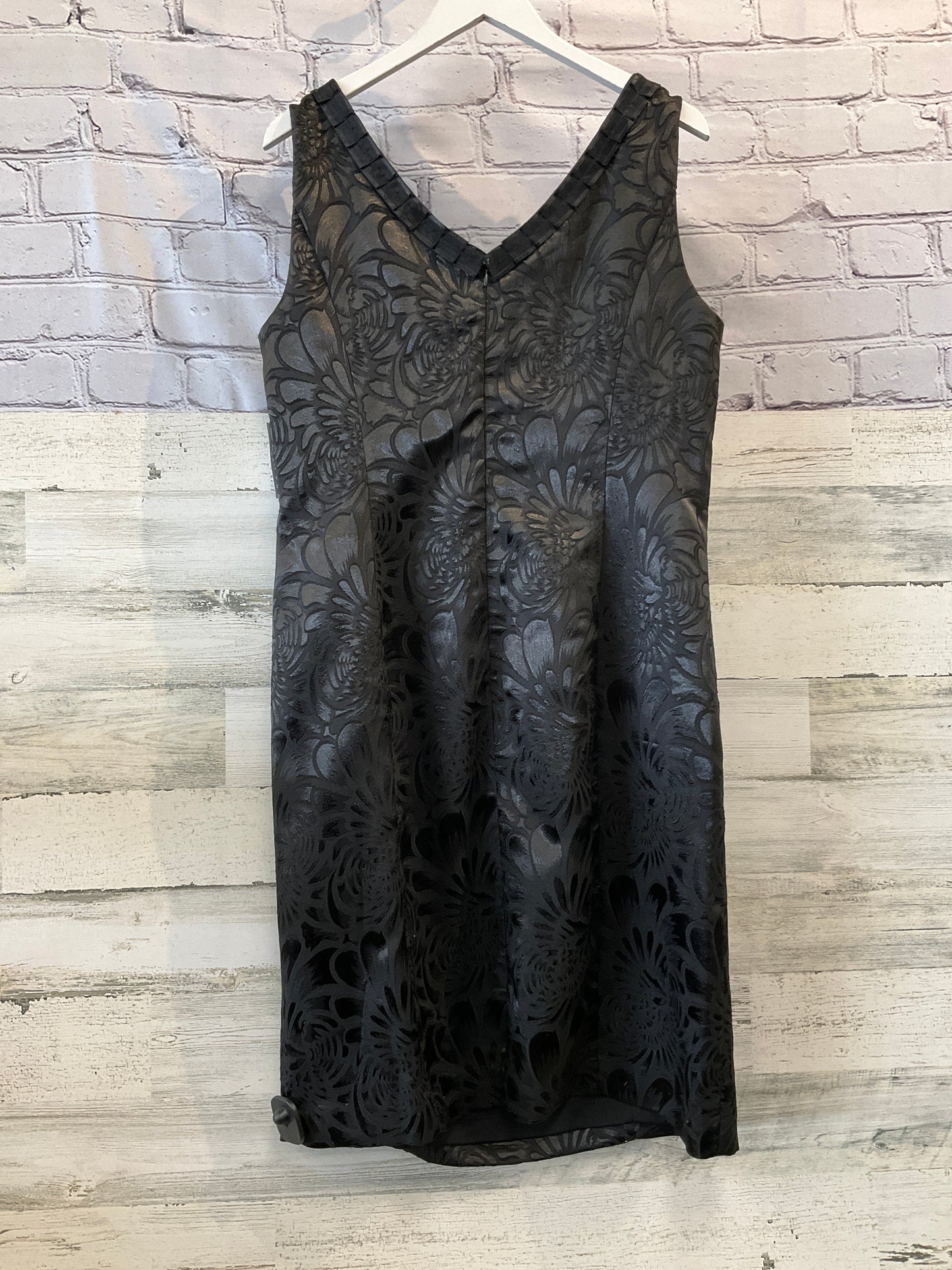 Dress Party Midi By Carmen By Carmen Marc Valvo In Black, Size: Xl