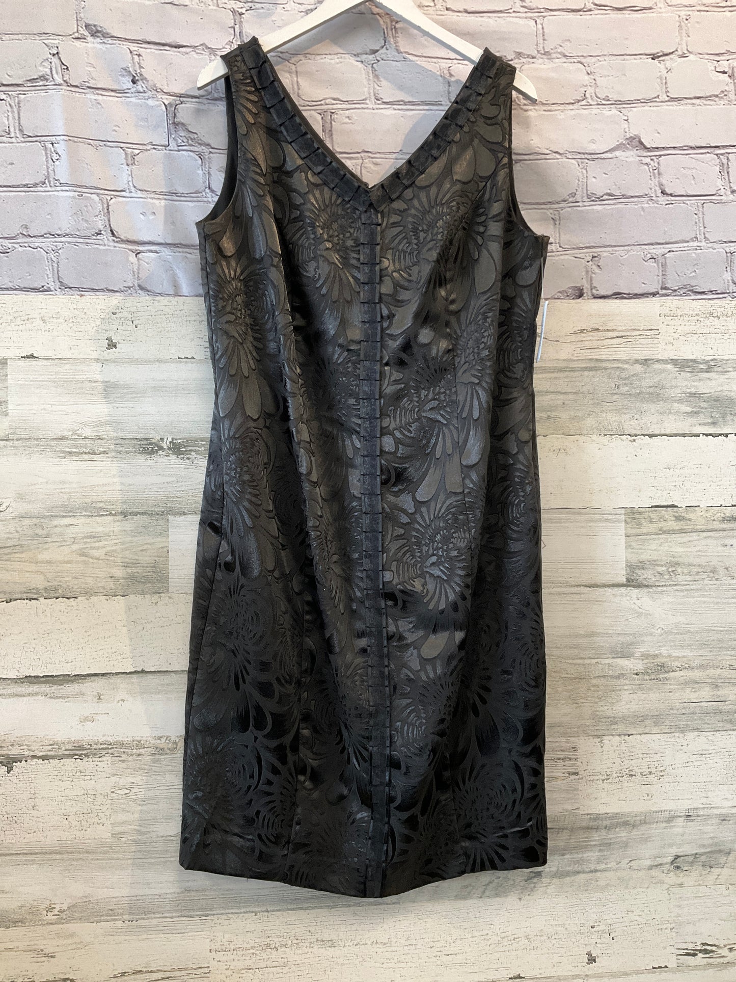 Dress Party Midi By Carmen By Carmen Marc Valvo In Black, Size: Xl