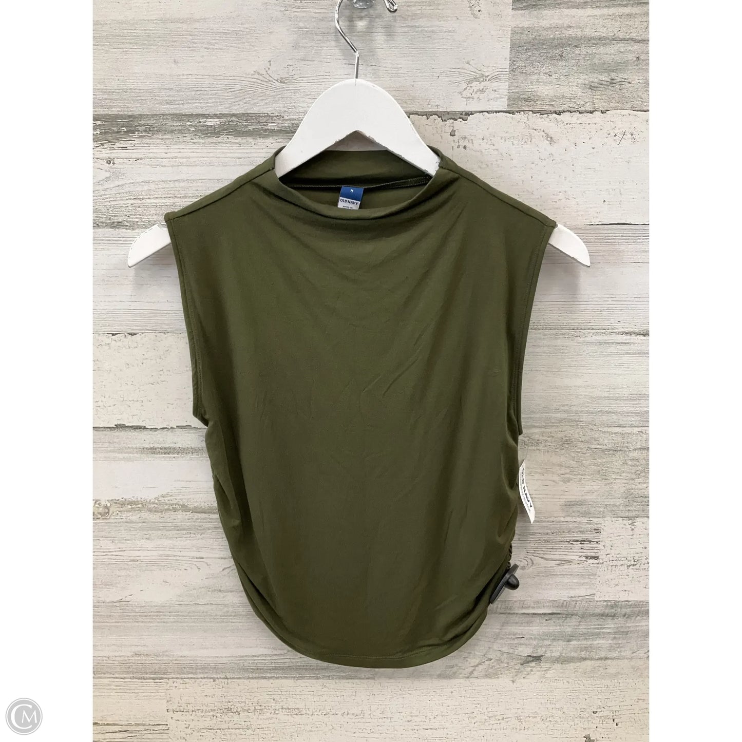 Top Sleeveless By Old Navy In Green, Size: M