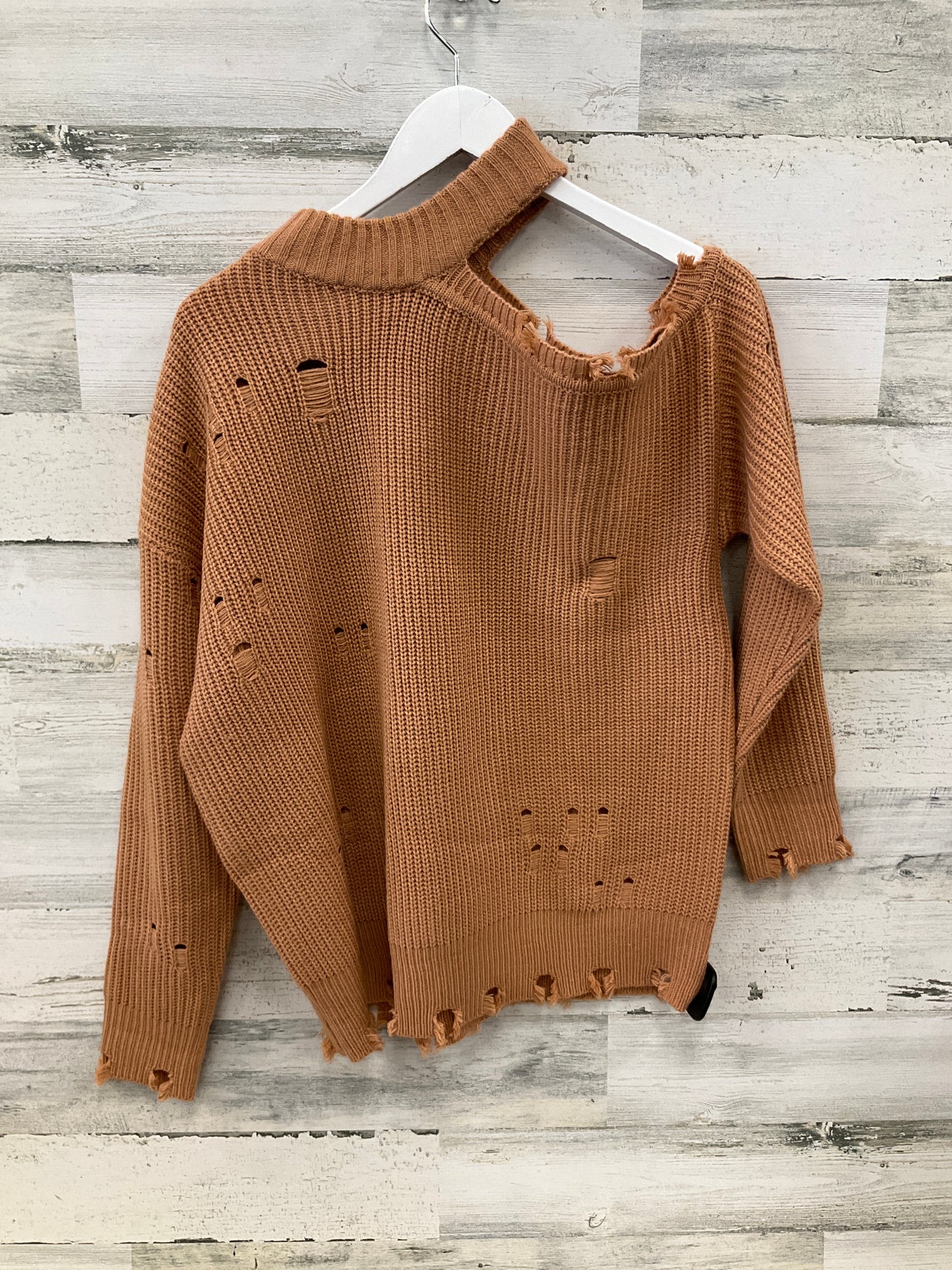 Sweater By Daytrip In Peach, Size: M