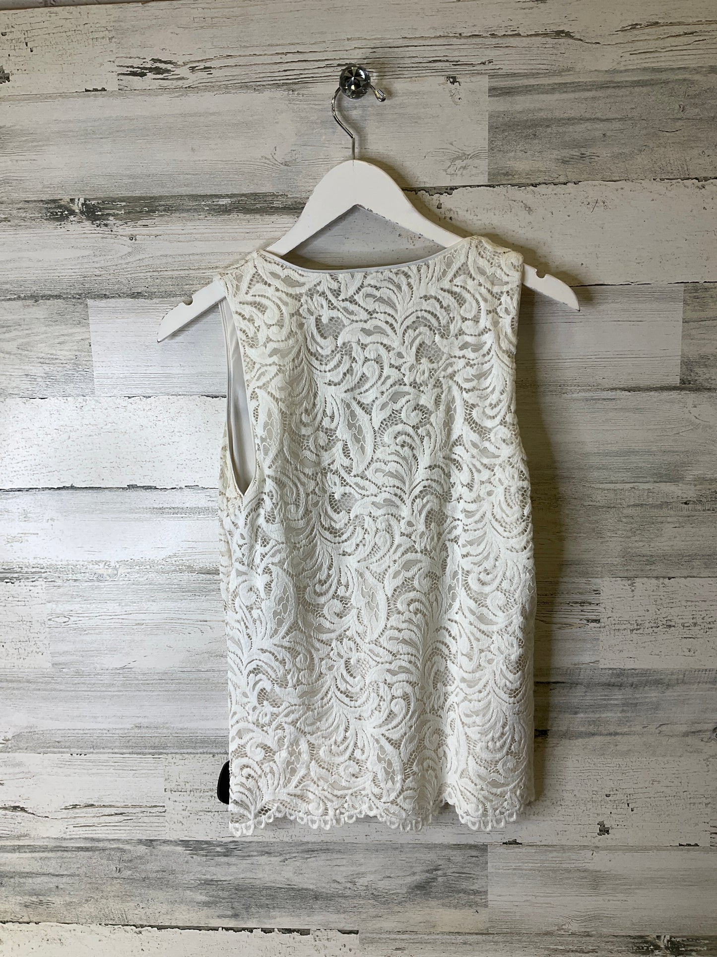 Top Sleeveless By White House Black Market In White, Size: M