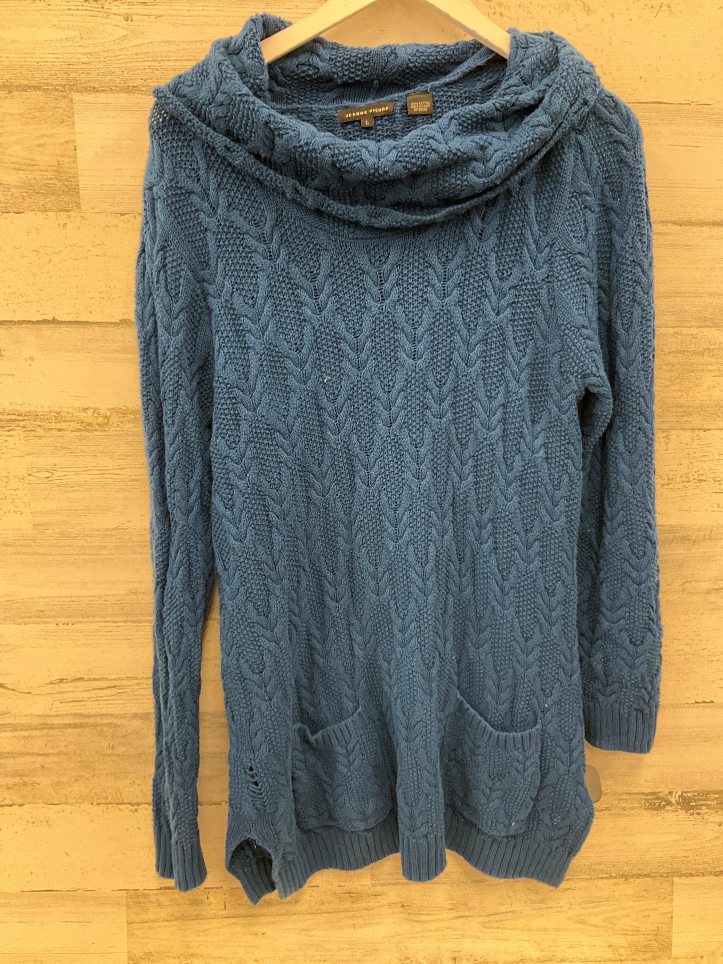 Tunic Long Sleeve By Jeanne Pierre In Teal, Size: L