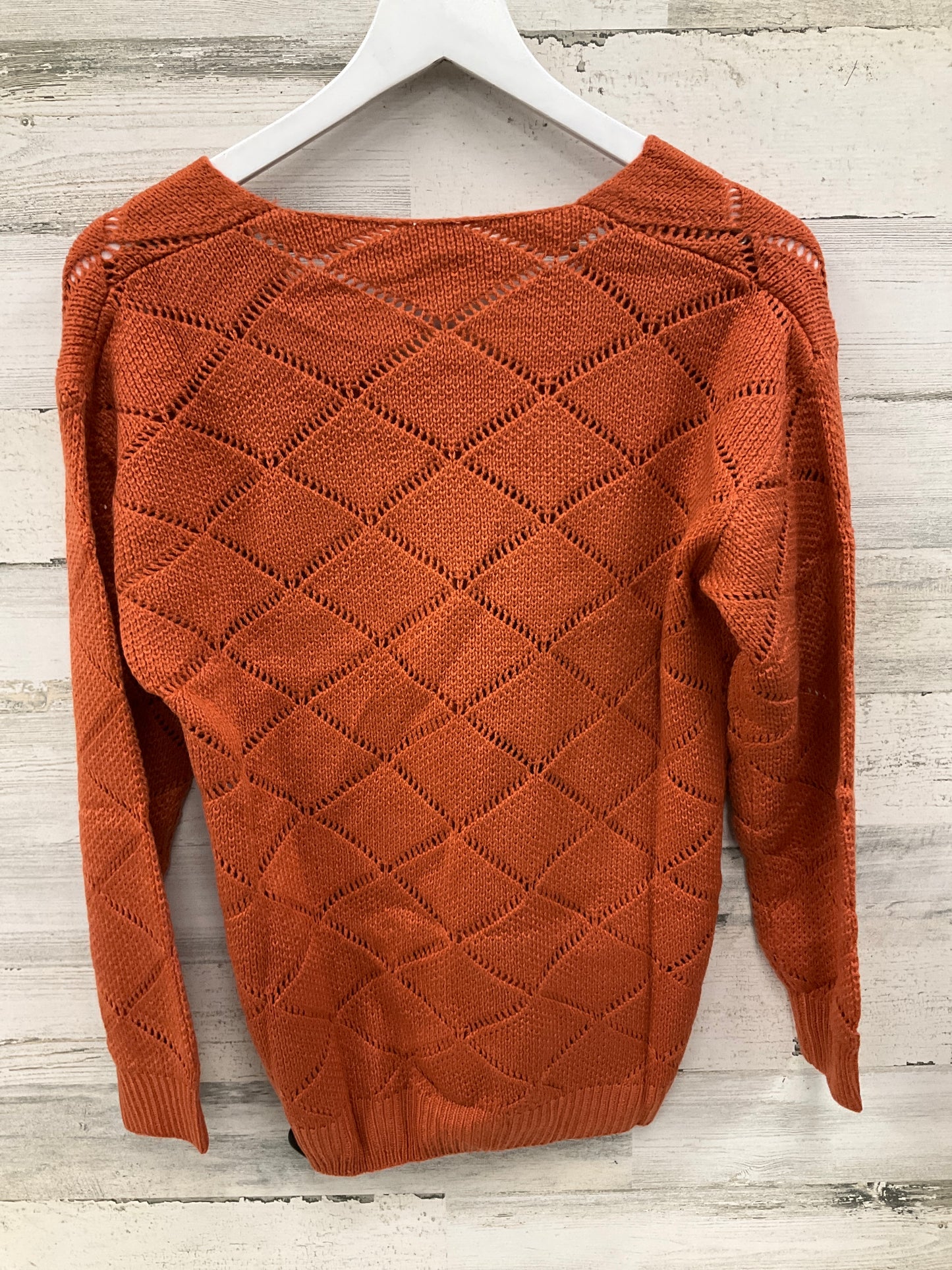 Sweater By Clothes Mentor In Orange, Size: S